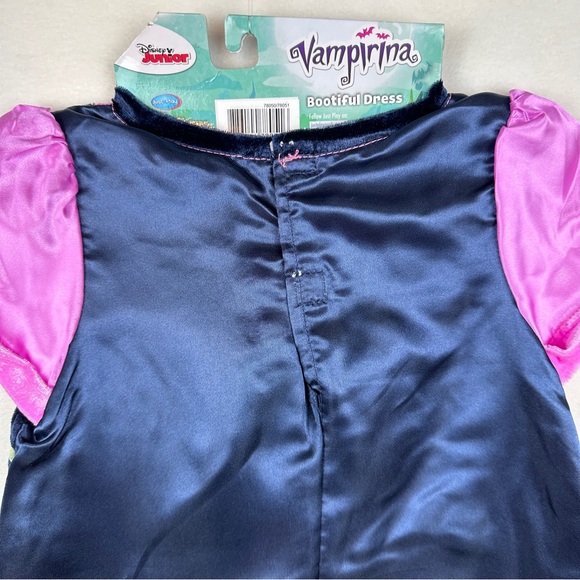 Girls Vampirina Costume Size 4-6X Bootiful Dress, Wings & Headband Glow In Dark - Picture 7 of 15